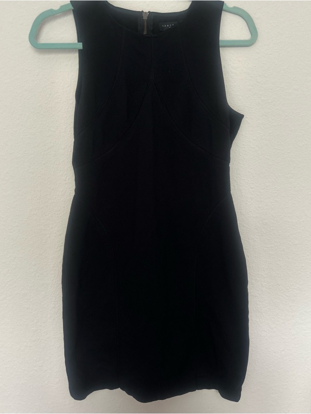 Sanctuary Black Sleeveless Mini Sheath Dress